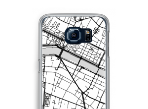 Zet een stadskaart op je  Samsung Galaxy S6 hoesje