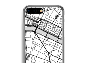 Zet een stadskaart op je  iPhone 7 PLUS hoesje