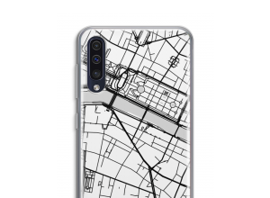 Zet een stadskaart op je  Samsung Galaxy A50 hoesje