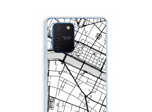 Zet een stadskaart op je  Samsung Galaxy Note 10 Lite hoesje
