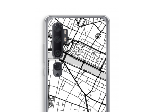 Zet een stadskaart op je  Xiaomi Mi Note 10 hoesje