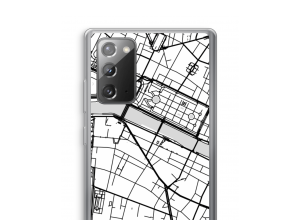 Zet een stadskaart op je  Samsung Galaxy Note 20 / Note 20 5G hoesje