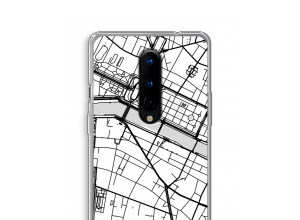 Zet een stadskaart op je  OnePlus 8 hoesje