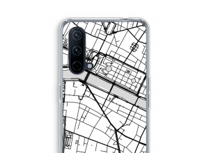 Zet een stadskaart op je  OnePlus Nord CE 5G hoesje