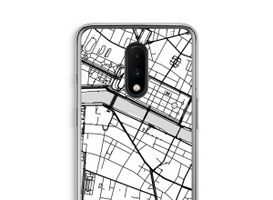 Zet een stadskaart op je  OnePlus 7 hoesje