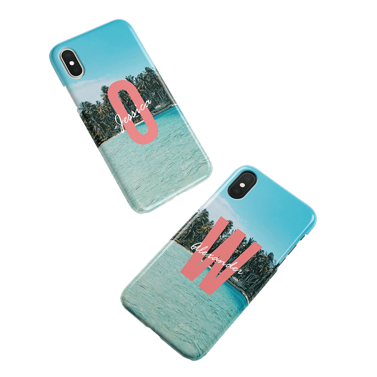 Plaats nu je Monogram op je iPhone 7 PLUS smartphone hoesje